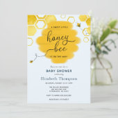 Invitation Baby shower Little Honey Bee Boy (Debout devant)