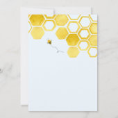 Invitation Baby shower Little Honey Bee Boy (Dos)