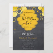 Invitation Baby shower Little Honey Bee Boy (Devant)