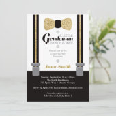Invitation Baby shower Little Man, Parties scintil (Debout devant)