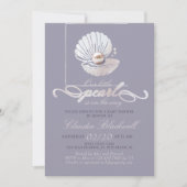 Invitation Baby shower Little Pearl (Devant)