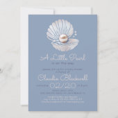 Invitation Baby shower Little Pearl (Devant)