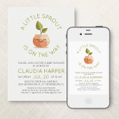 Invitation Baby shower Little Sprout