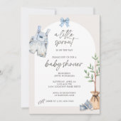 Invitation Baby shower Little Sprout Garden (Devant)