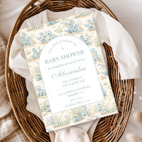 Baby Shower Livre d'Histoires du Dinosaure Bleu