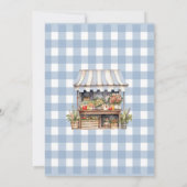 Invitation Baby shower local neutre pour les femmes (Dos)