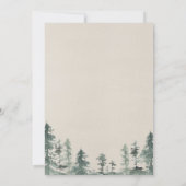 Invitation Baby shower longue distance d'aventure (Dos)