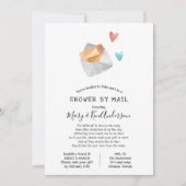 Invitation Baby shower longue distance par courrier (Devant)