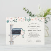 Invitation Baby shower longue distance par courrier (Debout devant)