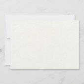 Invitation Baby shower longue distance par courrier (Dos)