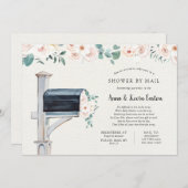 Invitation Baby shower longue distance par courrier (Devant / Derrière)