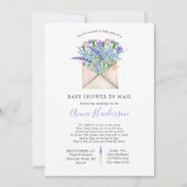 Invitation Baby shower longue distance par courrier (Devant)