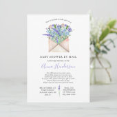 Invitation Baby shower longue distance par courrier (Debout devant)