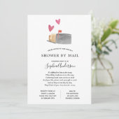 Invitation Baby shower longue distance par courrier (Debout devant)