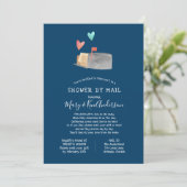 Invitation Baby shower longue distance par courrier (Debout devant)