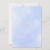 Invitation Baby shower Longue Distance Par Mail Boy Blue (Dos)