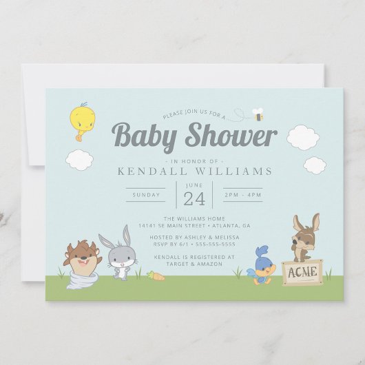 INVITATION BABY SHOWER LOONEY TUNES™