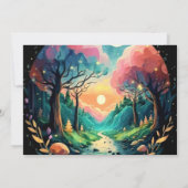 Invitation Baby shower lunaire de lucioles chic (Dos)