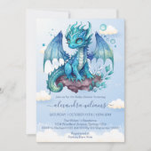 Invitation Baby shower Magic Baby Dragon (Devant)