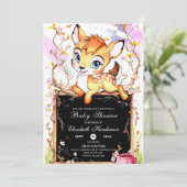 Invitation Baby shower magique (Debout devant)