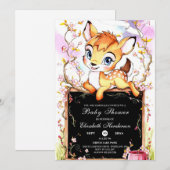 Invitation Baby shower magique (Devant / Derrière)