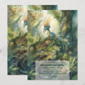 Invitation Baby shower magique de dragon mystique (Devant / Derrière)