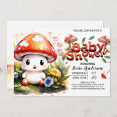Invitation Baby shower Magique de Trail Toadstool (Devant / Derrière)