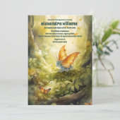 Invitation Baby shower magique Dragon (Debout devant)