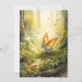 Invitation Baby shower magique Dragon (Dos)