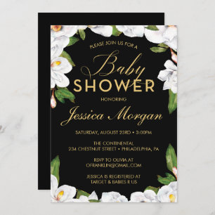 Invitation Baby shower Magnolia