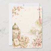 Invitation Baby shower Mahjong (Dos)