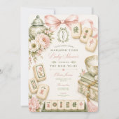 Invitation Baby shower Mahjong (Devant)