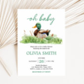 Invitation Baby shower Mallard Duck