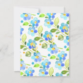 Invitation Baby shower Maman & Baby Fox (Dos)