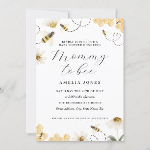 Invitation Baby Shower Maman Bee