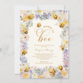 Invitation Baby Shower Maman Bee (Devant)