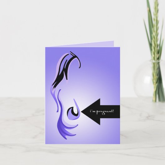 Invitation baby shower (maman griffée) (Devant)