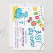 Invitation Baby shower Mamma llama (Devant)