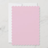 Invitation baby shower manuscrit (Dos)