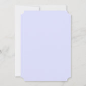Invitation baby shower manuscrit (Dos)