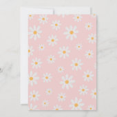 Invitation Baby shower marguerrier (Dos)