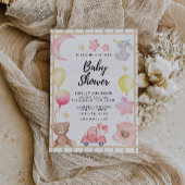 Invitation Baby shower Mariage Teddy Bear