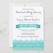 Invitation Baby shower marin (Devant)