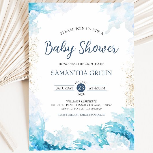 Invitation Baby-Shower Marin