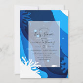 Invitation Baby Shower Marin Sous-Marin (Devant)