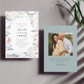 Invitation Baby shower Marine Life