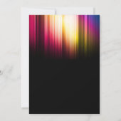 Invitation Baby shower Mason Jar Elégant Aurora Borealis (Dos)