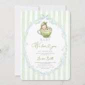 Invitation Baby Shower Matcha (Devant)