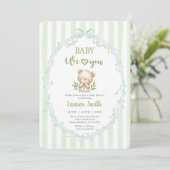 Invitation Baby Shower Matcha (Debout devant)