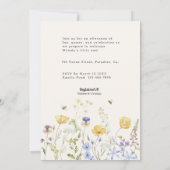 Invitation Baby shower Maternité Magazine Couverture Invitati (Dos)